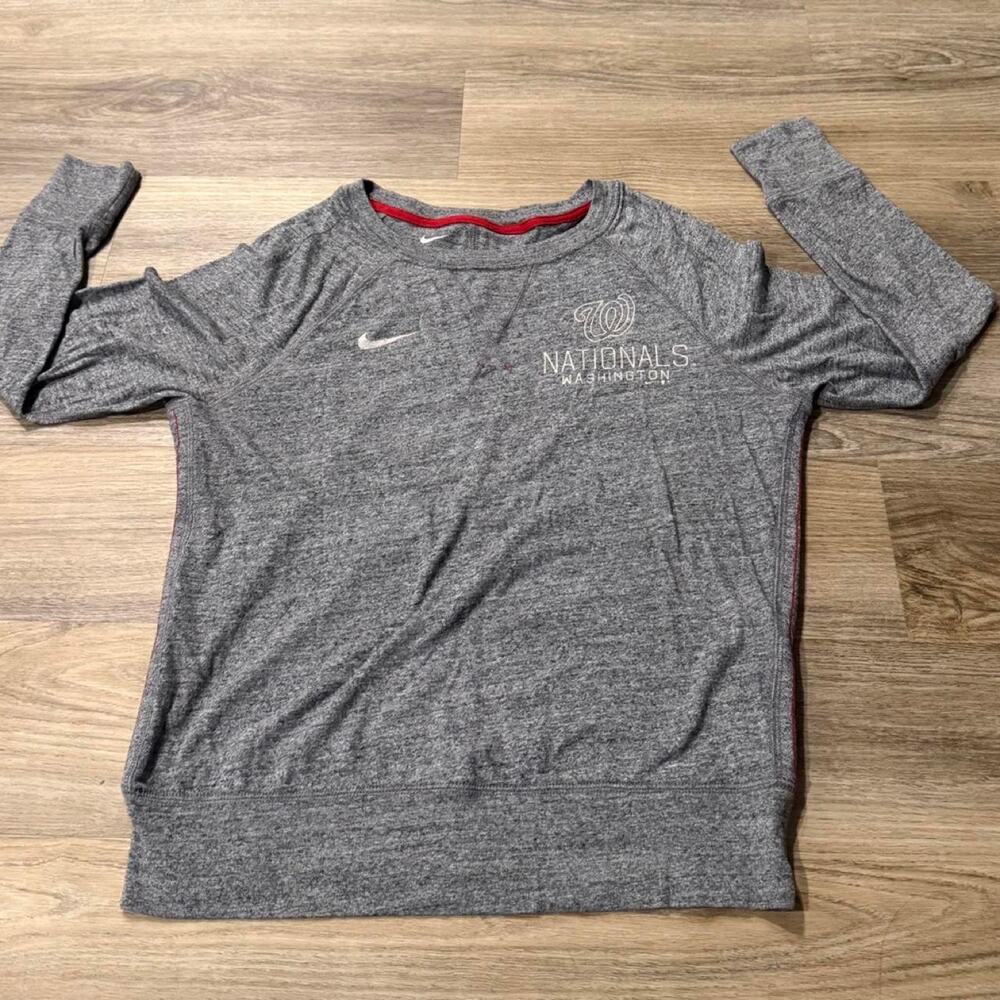 Nike washington nationals mlb long sleeved shirt